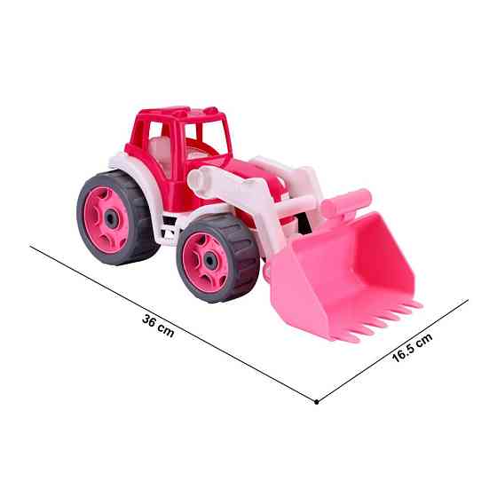 Детская игрушка Трактор 8195TXK с ковшом, розовый Винница