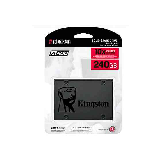 Накопичувач SSD Kingston SSDNow A400 240GB 2.5" SATAIII 3D NAND Київ