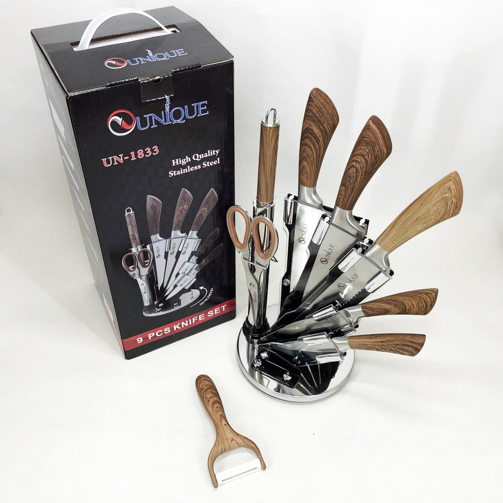 Ножі кухонні з нержавіючої сталі, Відмінний набір ножів, Сталеві кухонні ножі Бюджетні TI-92 Івано-Франківськ - фото 10