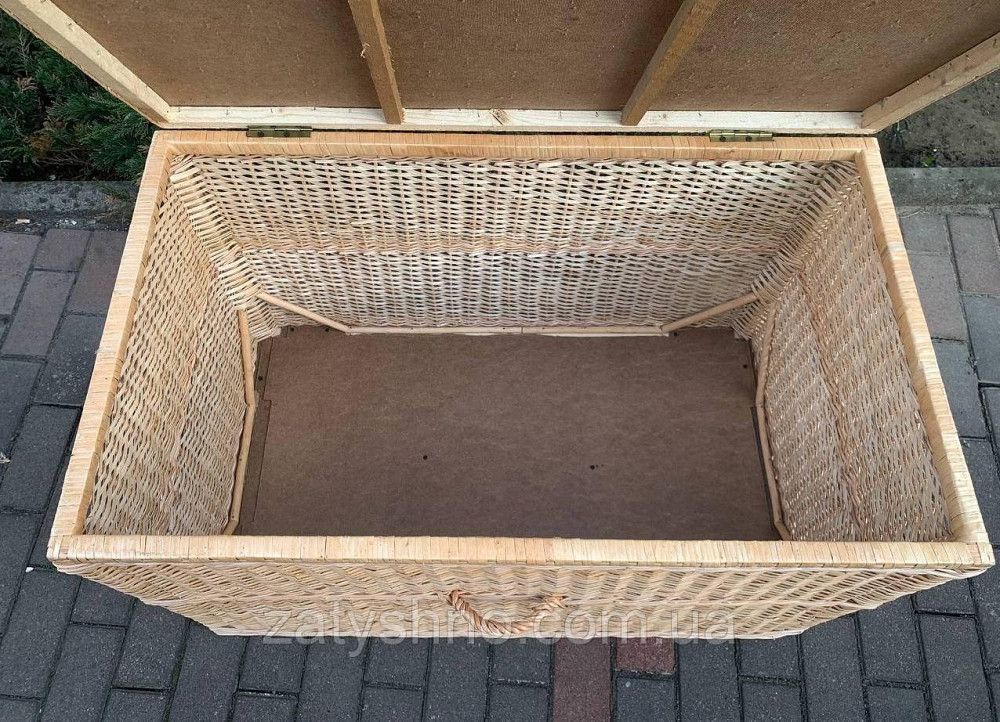 Ящик с крышкой из лозы большой Киев - изображение 6
