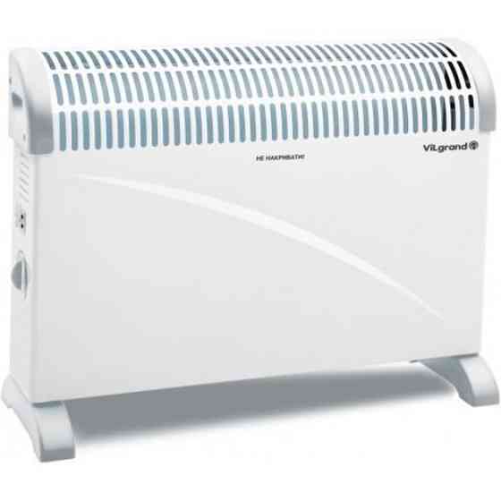 Бытовой обогреватель для квартиры Vilgrand VCH7126 2 кВт, Мощный электрический конвектор для дома ZF-42 Львов