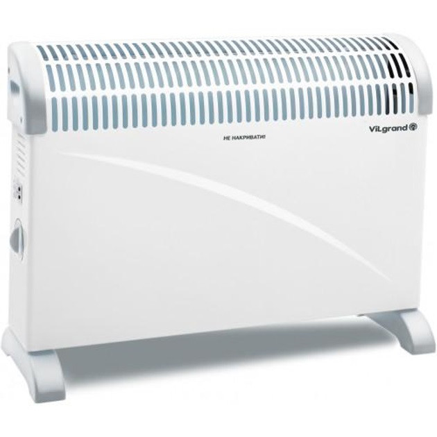 Бытовой обогреватель для квартиры Vilgrand VCH7126 2 кВт, Мощный электрический конвектор для дома ZF-42 Львов - изображение 1