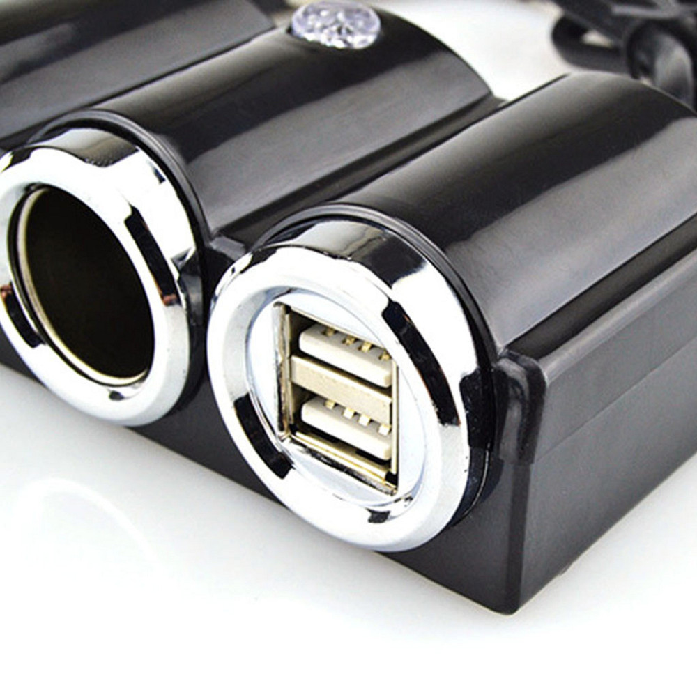 Автомобільний двійник у прикурювач + 2хUSB,120W,CTC-610 SBR Київ - фото 4