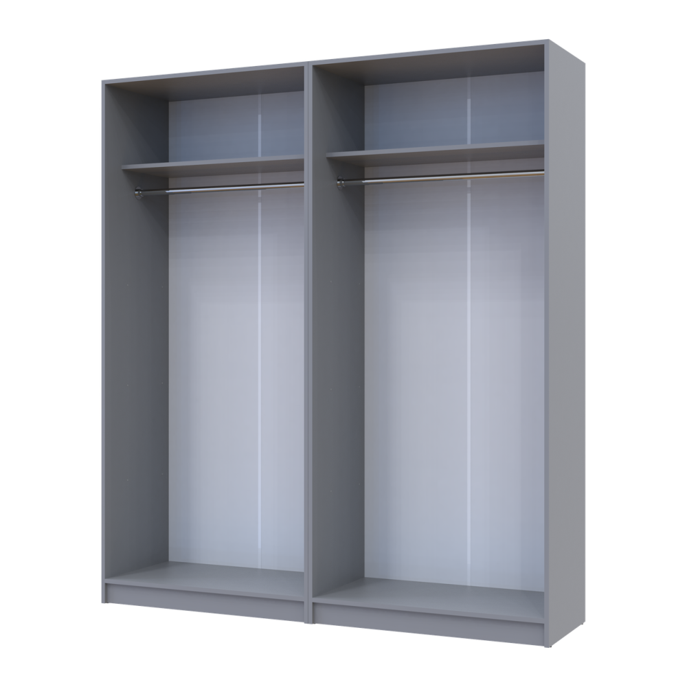 Шкаф для одежды Doros Промо Серый 2+2 ДСП 180х48х204 DRS-011630 (80737766) Львов - изображение 5