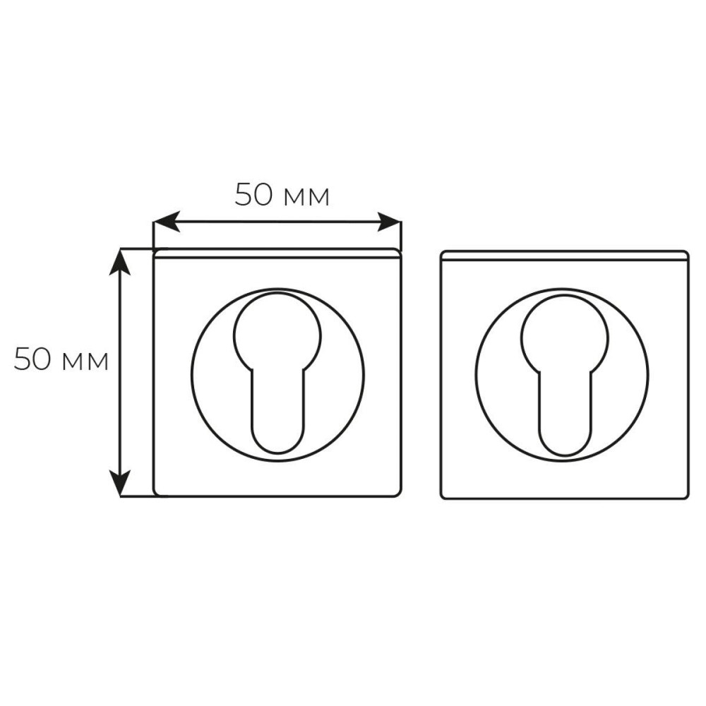 Накладка кл Fimet 211BIC F43 мат бронза Київ - фото 2