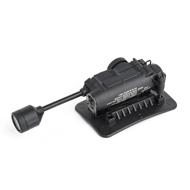 Ліхтар Sidewinder на шолом (білий + червоний + зелений + синій + ІЧ світло) картонна коробка Чорний Вінниця - фото 1