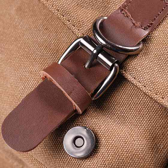 Велика сумка для ноутбука з клапаном із текстилю 21242 Vintage Коричнева Київ