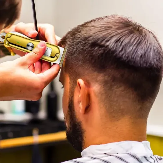 Беспроводная машинка для стрижки волос Sokany SK-LF-16003 4 насадки золотистый Коломыя