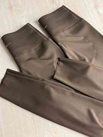 Лосини жіночі You are Peri 24051 утягуючі з широким поясом і золотим написом коричневі, коричневий, S Київ