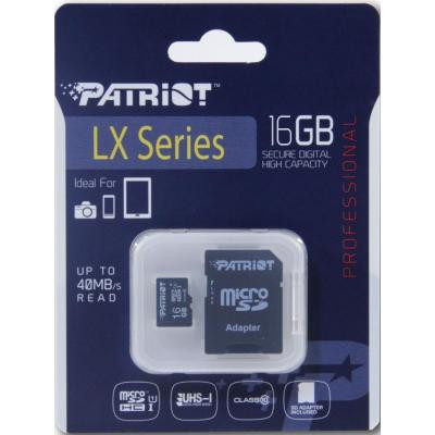 Карта памяти Patriot 16GB microSD class10 UHS-I (PSF16GMCSDHC10) Винница - изображение 2