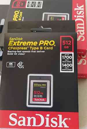 SanDisk 512 GB Extreme Pro CFexpress Type B (SDCFE-512G-GN4IN) НОВІ ! Харків