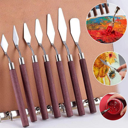 Шпателі для живопису набір 7 шт Київ - фото 2