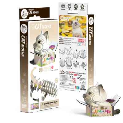 Пазл Eugy 3D Зоопарк Котенок сиамский (XEG-088) Винница