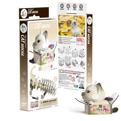 Пазл Eugy 3D Зоопарк Кошеня сіамське (XEG-088) Вінниця - фото 3