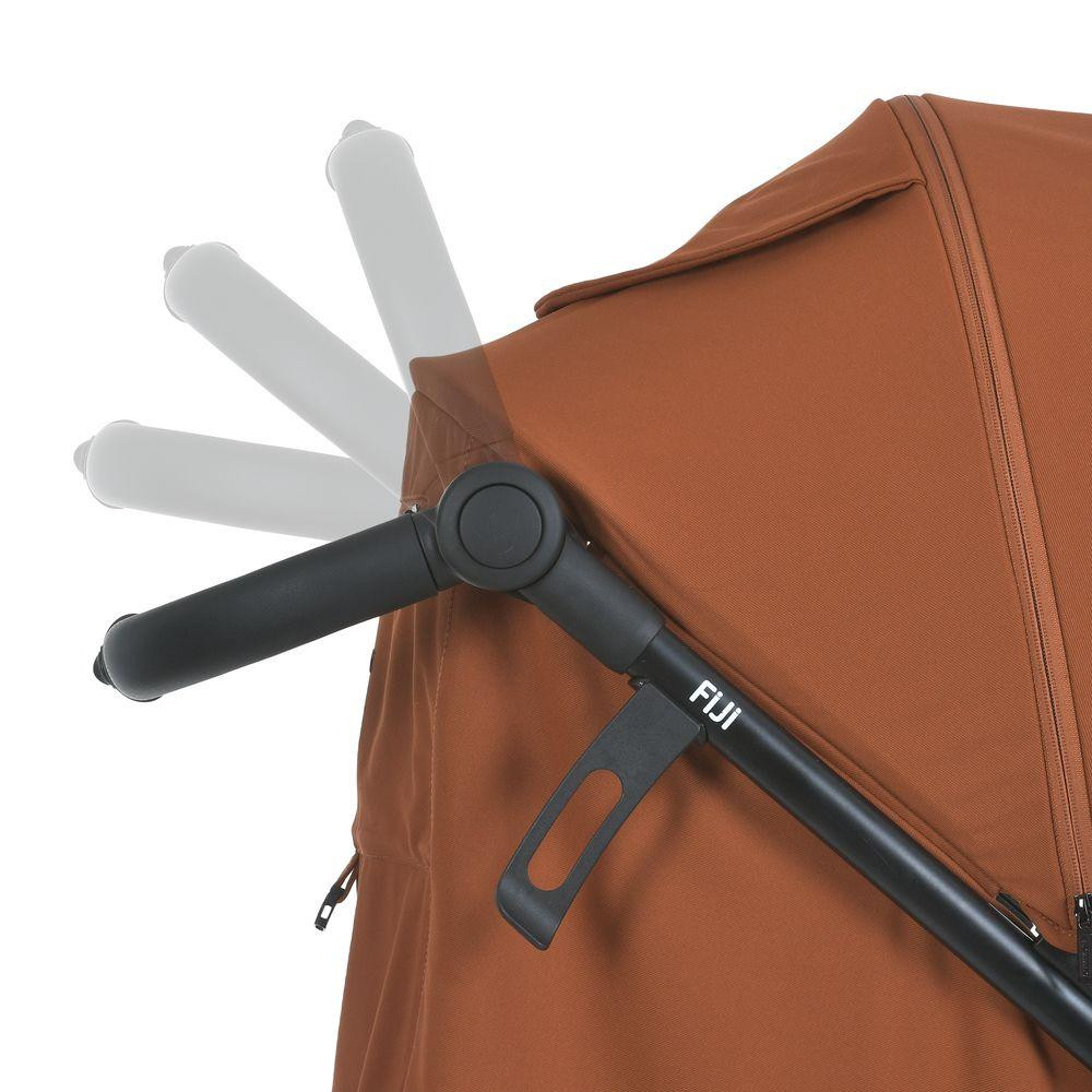 Коляска дитяча FIJI Ginger Orange прогулянкова з москітною сіткою та чохлом на Помаранчева (ME 1113-2) Чернигов - изображение 3