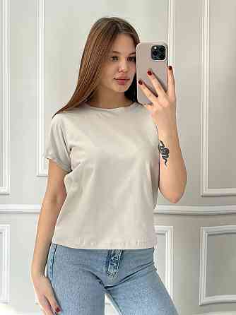 Базова футболка жіноча однотонна Сірий S Харків