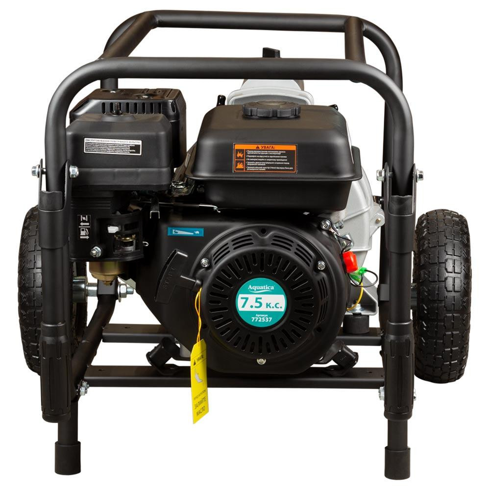 Мотопомпа 7.5 к.с. Hmax 28м Qmax 70м³/год (4-х тактний) для брудної води AQUATICA (772537) Рівне - фото 8