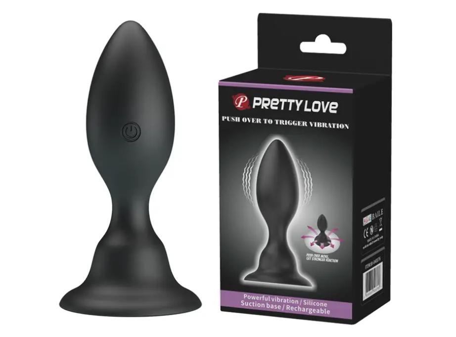 Анальный стимулятор с вибрацией PrettyLove - Push Over to Trigger vibration Sex Aura Киев - изображение 1
