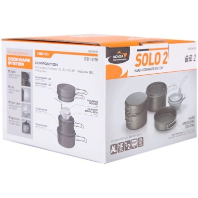 Набір туристичного посуду Kovea Solo 2 KSK-SOLO2 (4823082716210) Вінниця - фото 9