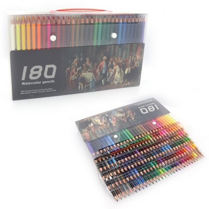 Набір олівців Watercolor QB-05885-180 в наборі 180 штук Вінниця - фото 1
