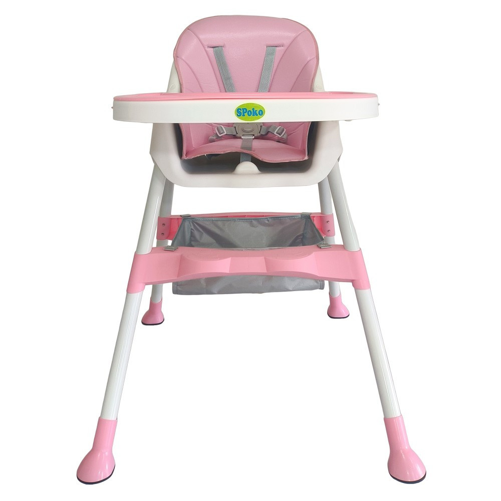 Стульчик для кормления ребенка 3 в 1 Spoko SP-06 Розовый Киев - изображение 2