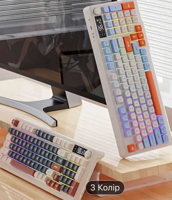 Мембранна клавиатура | клавиатура тихая | FREEWOLF | 96key Харків - фото 1