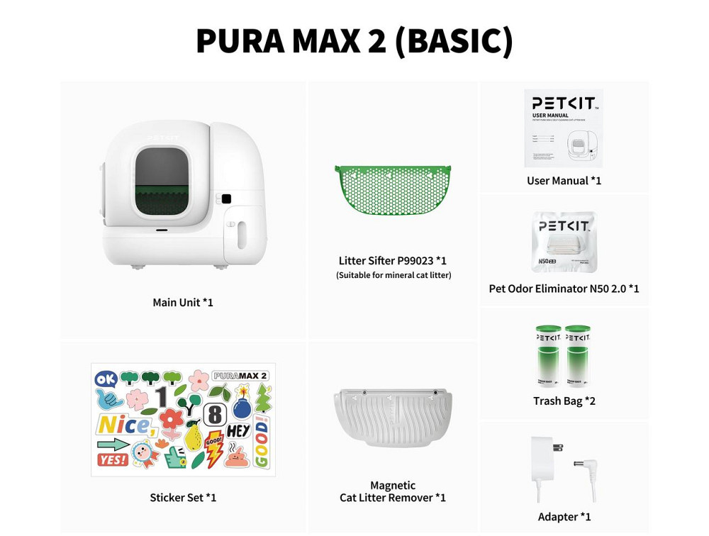 Смарт-лоток Petkit Pura Max 2 Self-Cleaning Cat Litter Box (Basic) P9902 ( 14420 ) Харків - фото 6