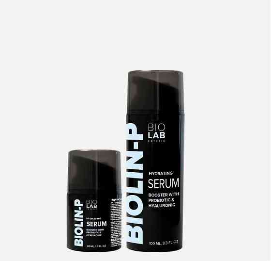 Гідруюча сироватка-бустер з пробіотиком та гіалуроновою кислотою Hydrating Serum Booster with Probiotic BIOLAB Estetic,100 мл Дніпро
