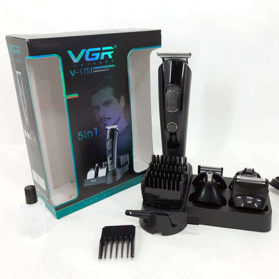 Професійна акумуляторна машинка для стрижки VGR, Машинка для стрижки від акб підстригання HO-72 Львів - фото 10