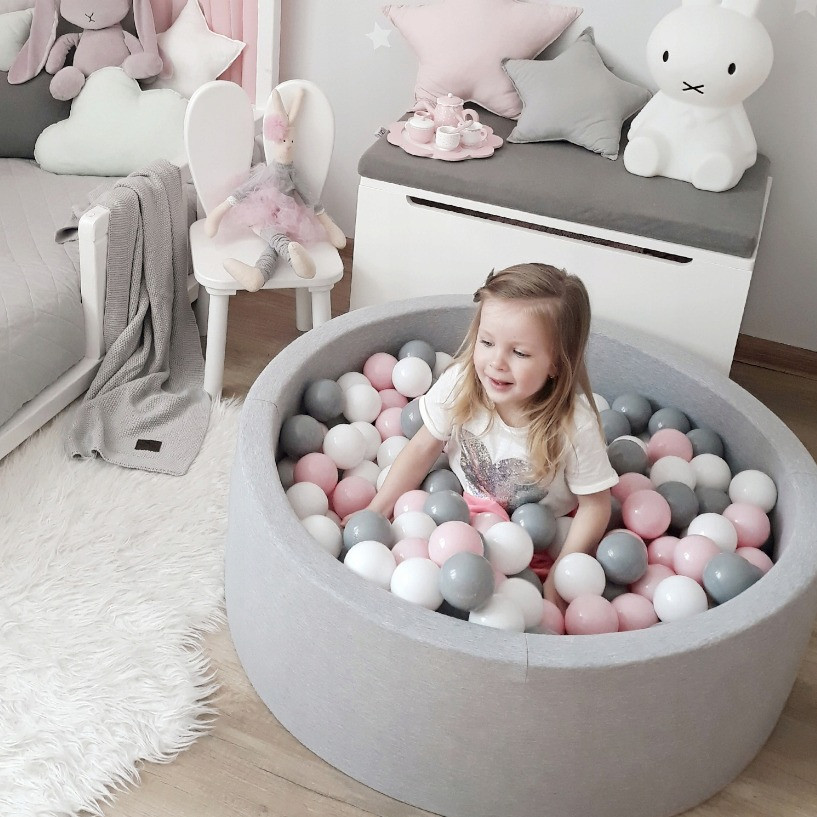 Сухой бассейн с шариками 400шт розовый Diego Киев - изображение 6