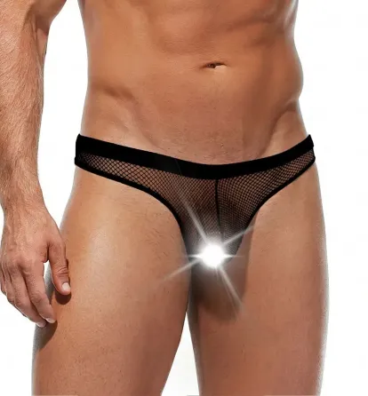 Чоловічі труси з сітки Art of Sex — Demir, колір чорний, розмір XS-M Львів