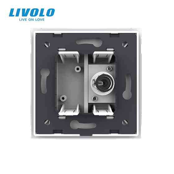 Розетка телевізійна Livolo білий скло (VL-C791V-11) Коломыя