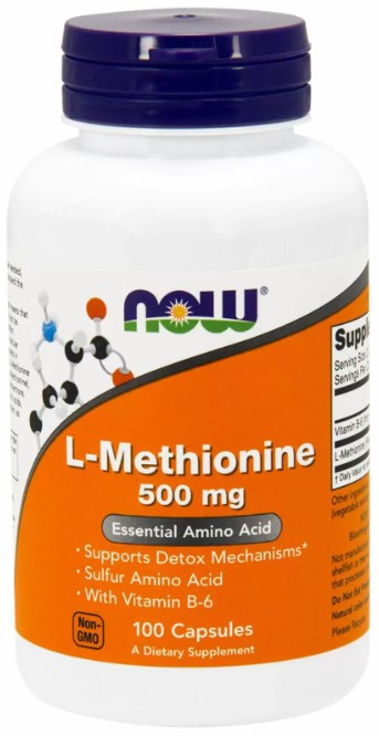 Метіонін Now Foods L-Methionine 500 мг 100 капсул Київ - фото 1