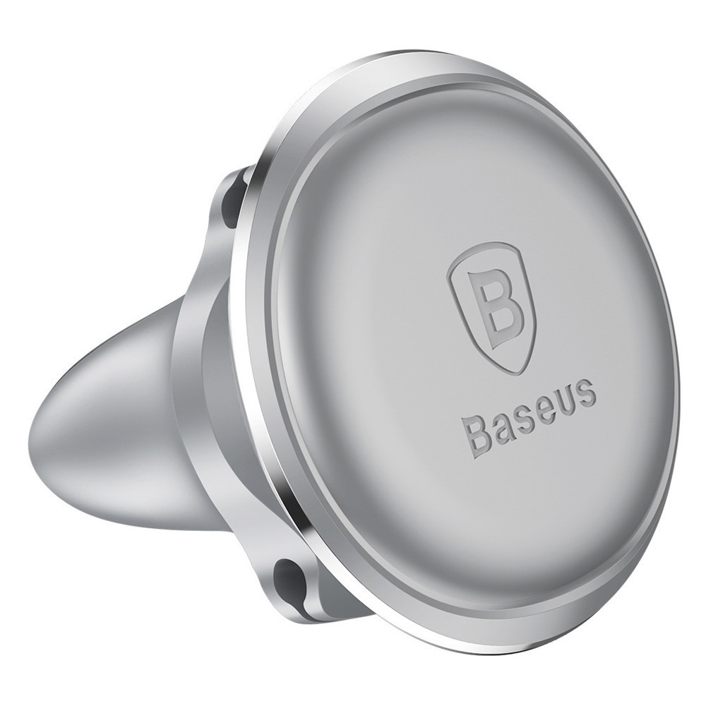 Магнитный автодержатель для телефона Baseus Magnetic Air Vent Car Mount SUGX-A0S (Серебристый) Николаев - изображение 6