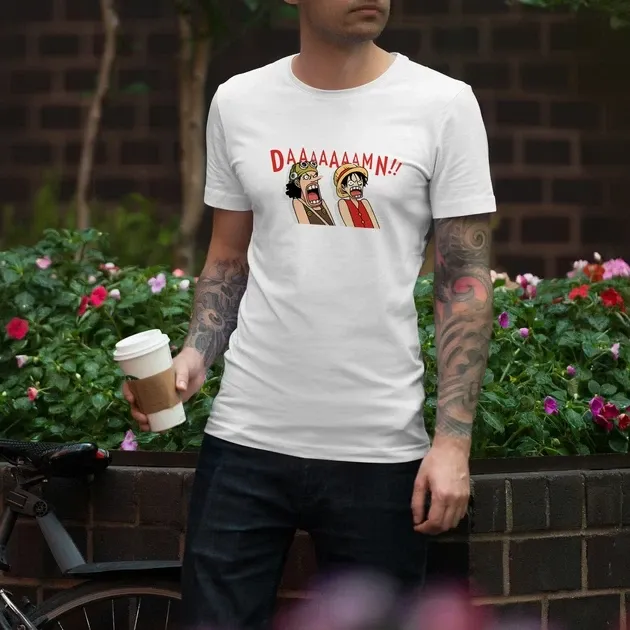 Футболка мужская с принтом Ван Пис DAMN W Размер 48 Anime0072 Днепр - изображение 3