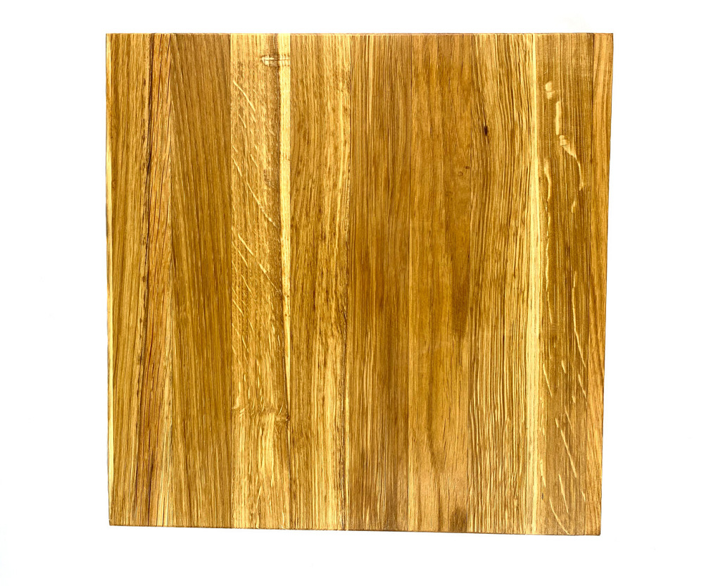 Деревʼяна тарілка квадратна з натурального дерева для закусок, закусочна тарілка 30х30х2,5 см Кам'янець-Подільський - фото 4