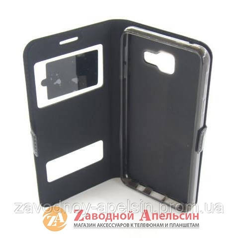 Чехол книжка Samsung A3 2016 A310 Smart Case black Одесса - изображение 3
