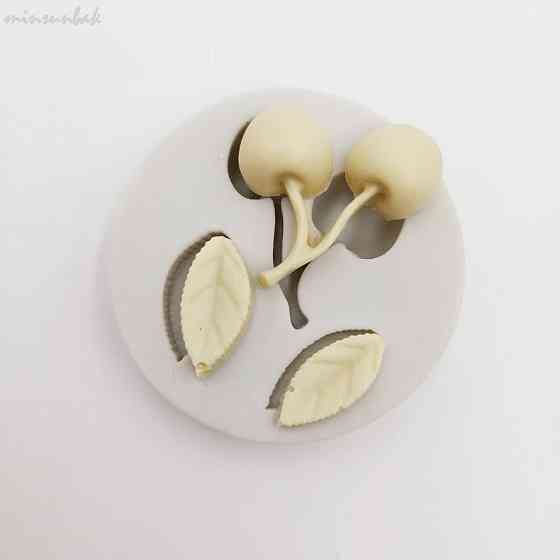 Молд "Вишня" - діаметр форми 5,5 см, силікон Київ