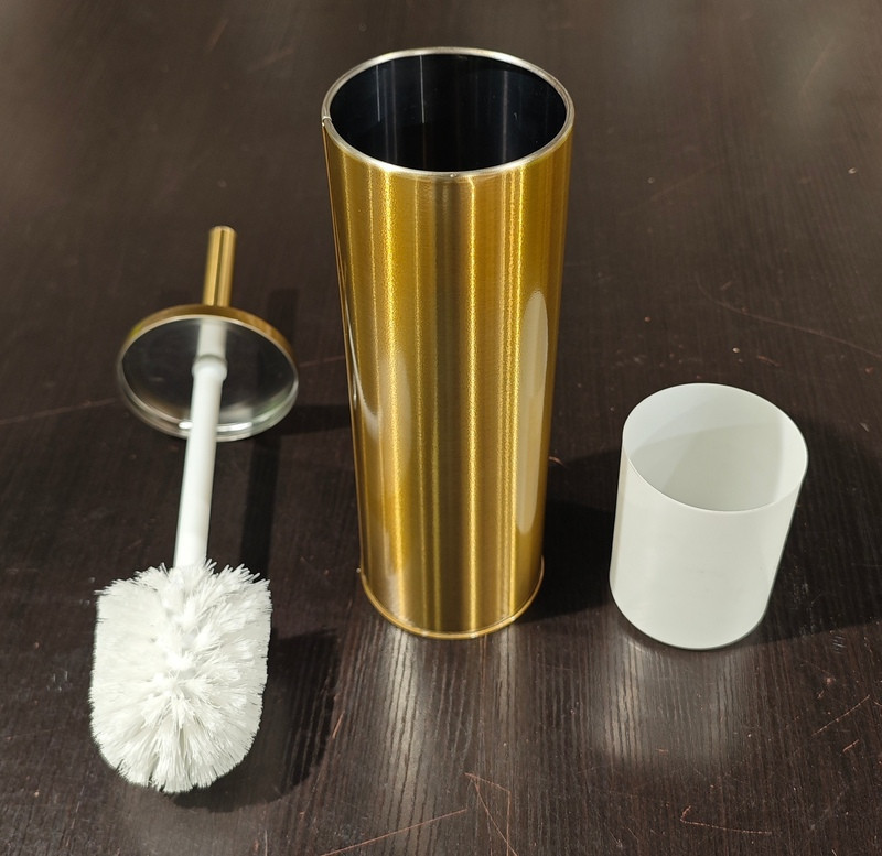 Йоржик для унітазу підлоговий Mixxus Ellipse-TB0202 Brushed Gold (колір матове золото) (MI8401)   ( 21483 ) Харків - фото 8