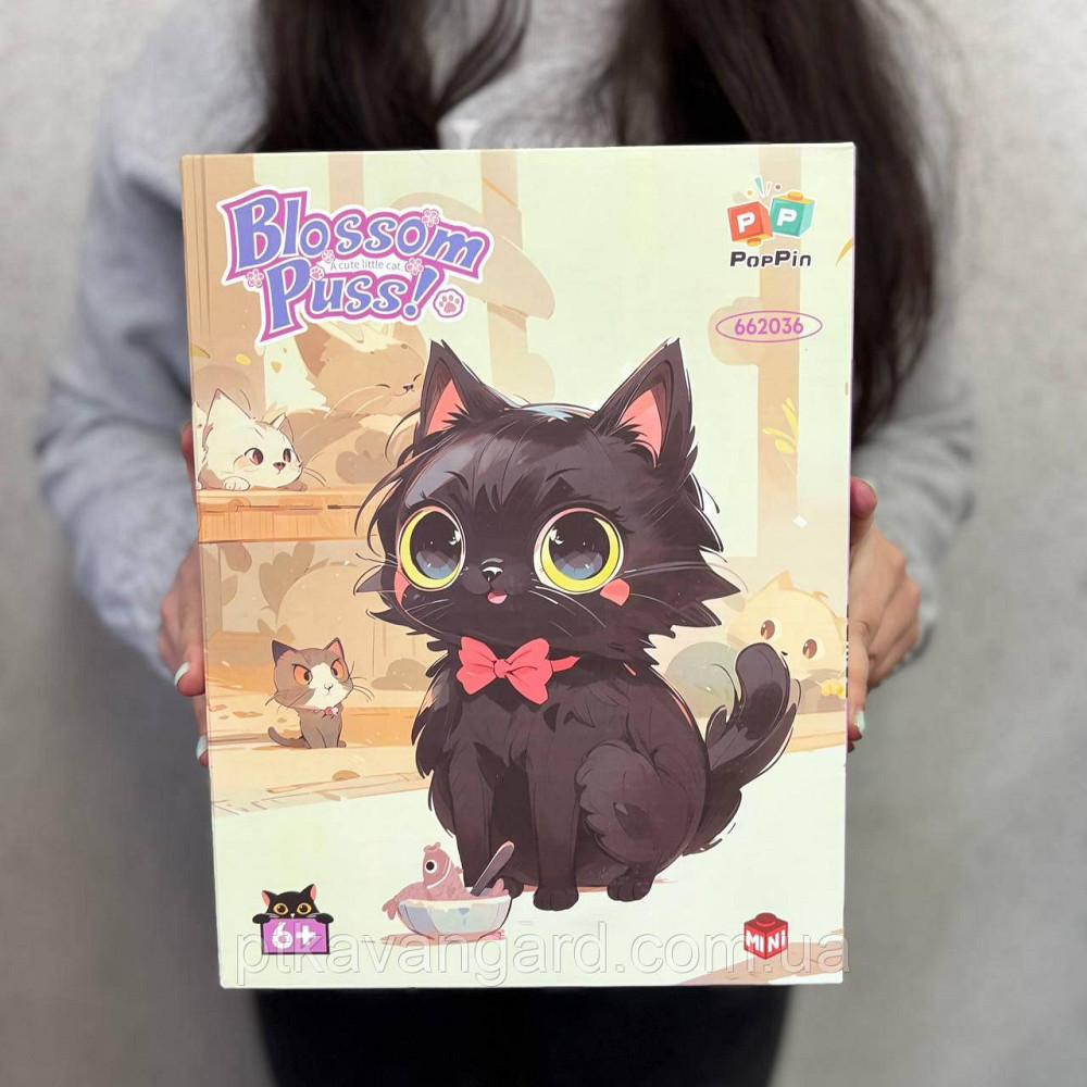 Конструктор чорна кішечка в квіточках 1651 деталь 662036 Хмельницький - фото 1