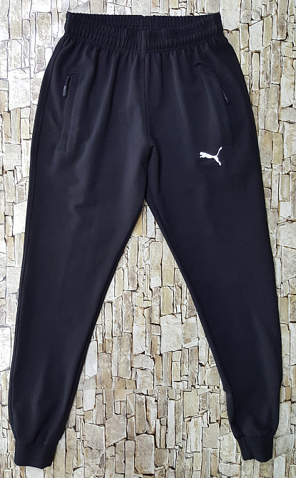 Мужские зауженные трикотажные штаны под манжет Puma Киев - изображение 6