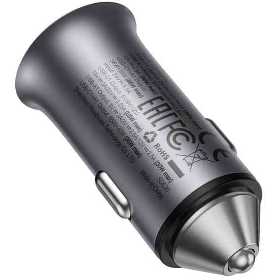 Автозарядка 2xUSB 95W (USB-C + USB-A) B16 Acefast Винница