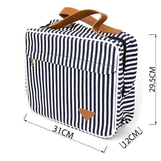 Сумка органайзер для путешествий текстильная Vintage 20651 Белая Киев