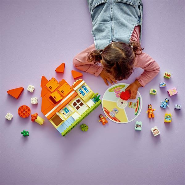 Конструктор LEGO DUPLO Bluey Родинний дім Блуї із грою на запам'ятовування 83 деталі (10459) Харків - фото 4