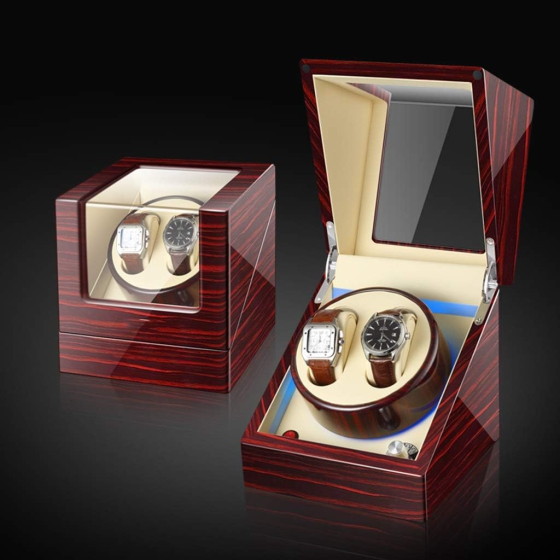 Ротомат, Віндер, Скринька для автопідзаводу годинника (Watch Winder) для автопідзаводу годинника, 2 слоти, тихий мотор Київ