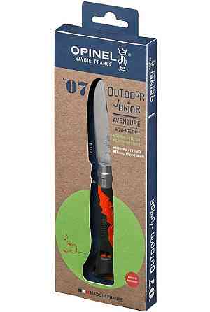 Универсальный Складной Нож для детей с свистком Opinel No.7 