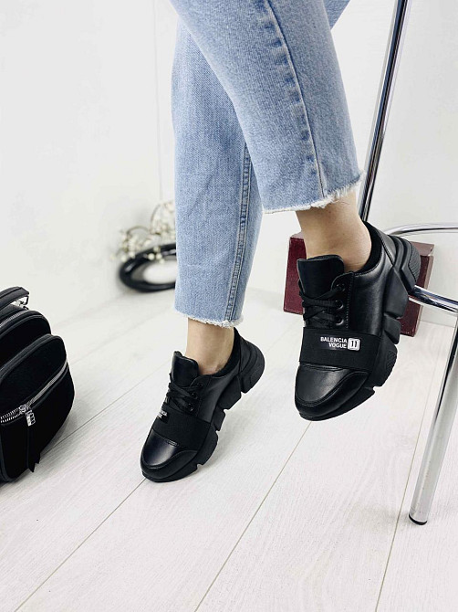 VLADEKS Кросівки жіночі VLADEKS 1074 чорні (весна-осінь, шкіра натуральна) (3180) лише 38р. Коломия - фото 4