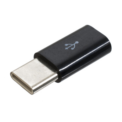 Перехідник USB-C to Micro 5P black Patron (PN-MIC-TYPE-C) Вінниця - фото 1