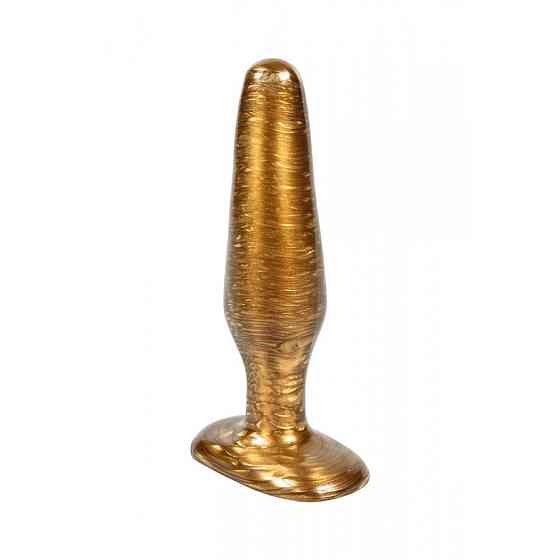 Анальная пробка золотая Chisa Dark Muscle Hiney Rod M Sex Aura Киев