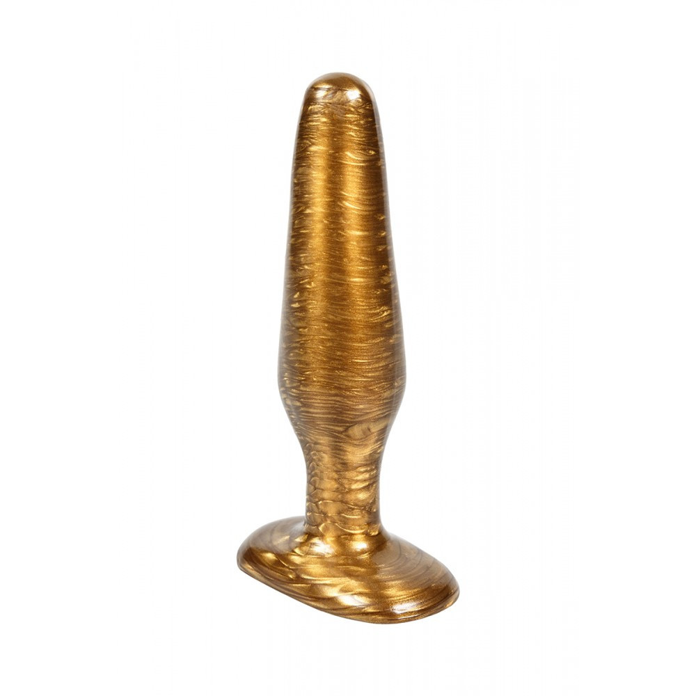Анальная пробка золотая Chisa Dark Muscle Hiney Rod M Sex Aura Киев - изображение 3